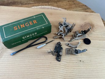 Vintage Singer Sewing Machine Attachments