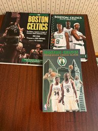3 Soft Cover Celtics Books - 2 Media Guides 2012-13, 2002-03 And The History  Of Celtics - D48
