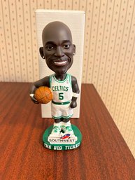 South West Airlines Celtics Collectors Item - Kevin Garnet Bobble Head - D56
