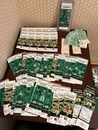 2003 Championship Season Boston Celtics Tickets Includes Commemorative Ticket Cedric Maxwell - D62