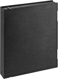 #15 Lot 2 Adorama Plastic Storage Binder Boxes With 3 'O'-Rings, 9x11', Portrait Format, Color: Black