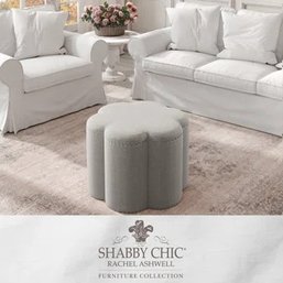 #155 Bronx Grey Ottoman Upholstered Linen