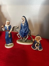 Vintage Set Of 3 Goebel Robson FLIGHT INTO EGYPT FIGURINES # 42412-09 W Germany