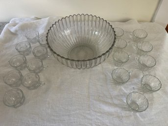 Heisey Punch Bowl Set