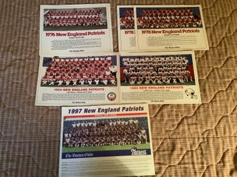 6 NE Patriots Boston Globe Pics - BL139