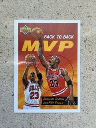 92-93 Upper Deck Back To Back MVP Michael Jordan #67 - 12