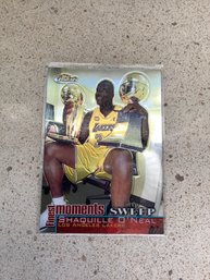 2000 Topps Finest Moments MVP Sweep Shaquille ONeal FM-SO - 22