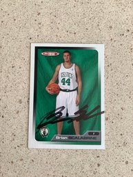 2006 Topps Total AUTOGRAPHED Brian Scalabrine #317 - 43
