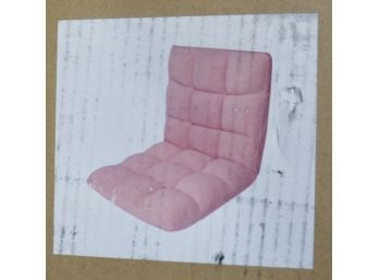 #156 Loungie Pink  Microplush Floor Chair (NIB)