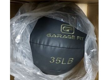 #24 Garage Fit Wall Medicine Ball 35 Lbs NIB