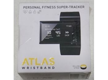 #42 Atlas Wristband Fitness Super Tracker Yellow Strap