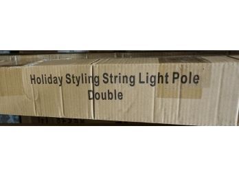 #183 Holiday Styling String Light Pole Double