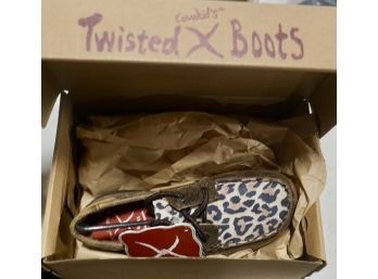 #74 Twisted Kids Boat Shoe Size 12 1/2 M