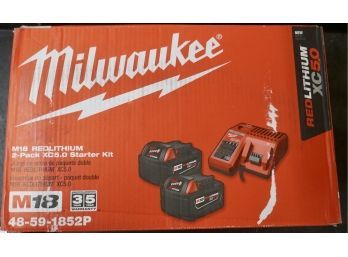 #241 Milwaukee M-18 Red Lithuim XC-50 Starter Kit