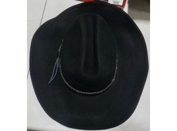 #32 Men's XL Black Silver Canyo Cowboy Hat