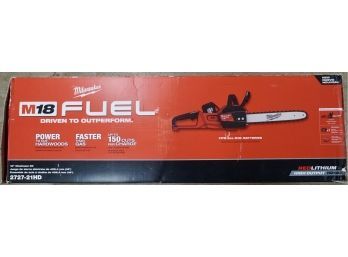 #231 M18 Fuel Driven Milwaukee 16' Chain Saw