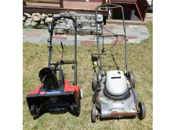 Toro 1800 Powercurve Electric SnowshovelEarthwise Electric Lawnmower