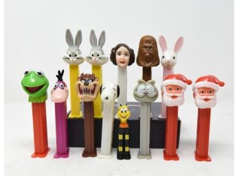 Pez Dispensers Chewbacca,Kermit Santa ETC...