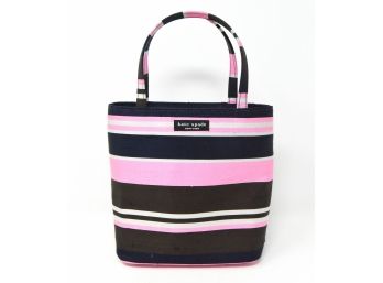 Kate Spade Shantung Silk Striped Bag