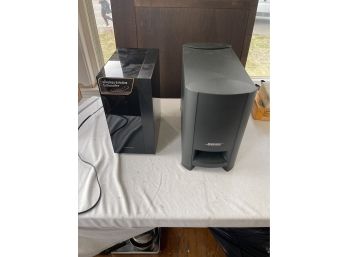 Bose Acoustimass Module And A Samsung Active Subwoofer