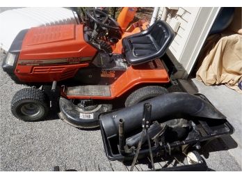 857- MTD Yard Machine Ride On Mower- Special Edition W/ Attachments