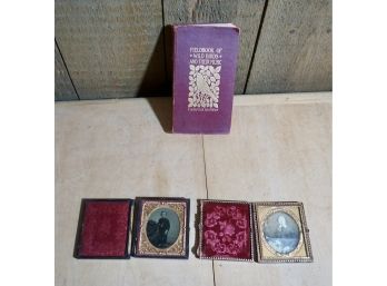 2 DAGUERREOTYPES/BOOK LOT