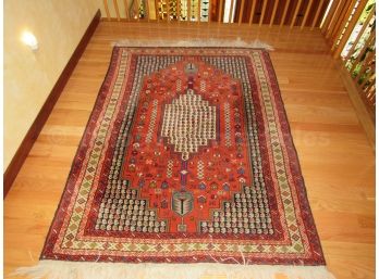 Persian Tribal Wool On Wool Carpet