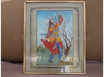 Framed Painting Of Persian Woman