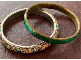 Two Bangle Bracelets