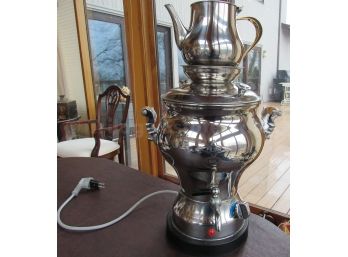 Large Stainless Steel Turkish Teapot