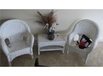 White Wicker Furniture