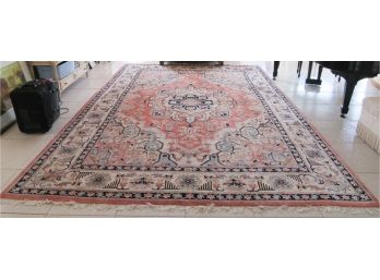 Persian Carpet: Heriz Wool, Signed