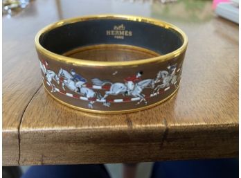 Hermes Equestrian Theme Bangle