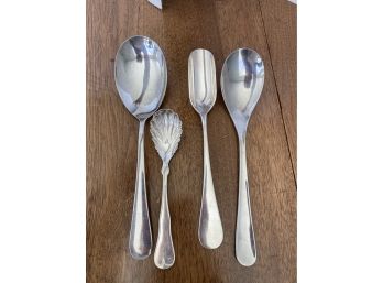 4 Serving Utensils: Cambridge, Reed & Barton, International