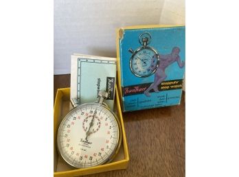 Hanhart Stop Watch In Box