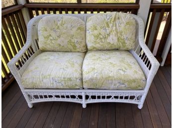 Wicker Sofa With Cushion