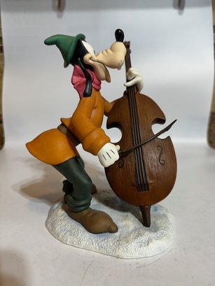 Goebel Figurine Goofy Playing A Vi