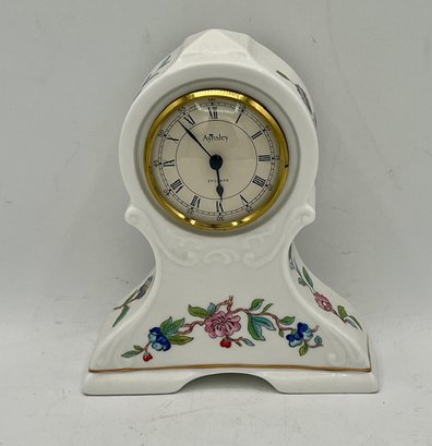 Aynsley Pembrook Fine Bone China Clock Made In England