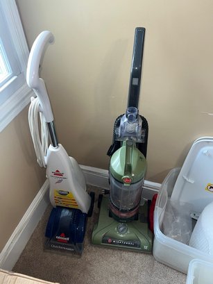 Wind Tunnel Vacuum And Bissell Quick Steamer Plus  GREAT CONDITION