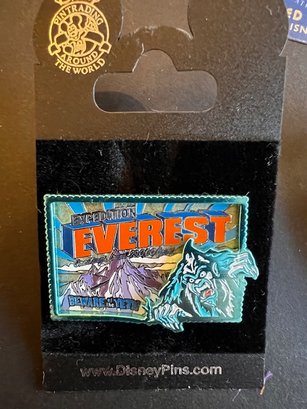 Disney Pin Everest Beware Of Yeti