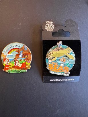 Disney Pins Earth Day 2997 And The Seas