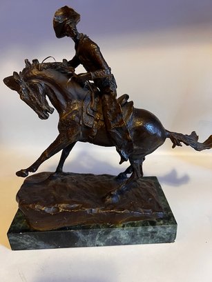 Frederic Remington 'The Cowboy' Bronze Statue