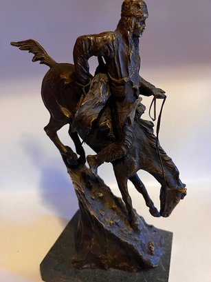 Frederic Remington 'mountain Man' Bronze Statue