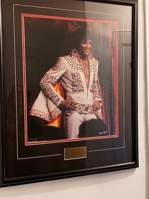 Framed Elvis Presley Limited Edition Photo For The 20th Anniversary By Ed Bonja His Tour Manager
