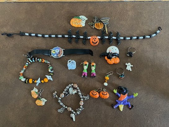 A Jewelry Bag Full Of Halloween Goodies!