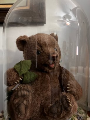Exceptional R. John Wright Baby Bear Under Dome Tickles No 37/500