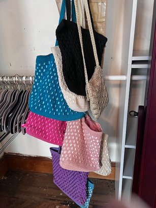 Group Of Retro Crochet? Shoulder Bags