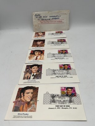 Elvis Presley First Day Covers From Graceland