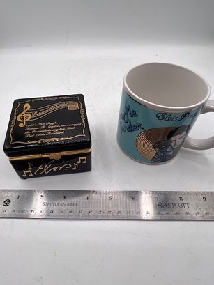 Elvis Presley Box And Mug