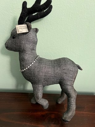 Steiff Graphite Stag With Swarovski Element Necklace 025969 Limited Edition Of  0586/2000